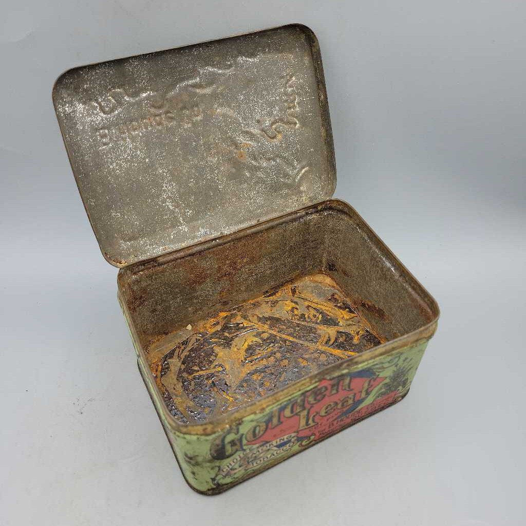 Golden Leaf Smoking Tobacco Tin (Jef)