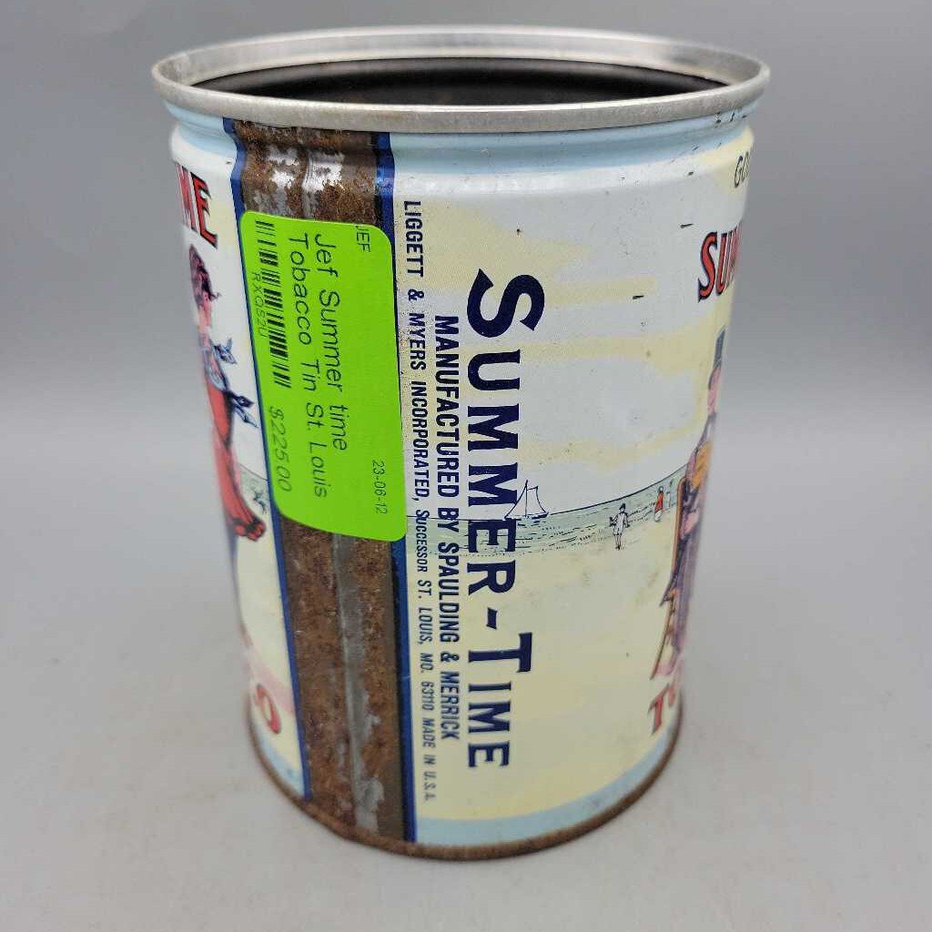 Summer time Tobacco Tin St. Louis (Jef)