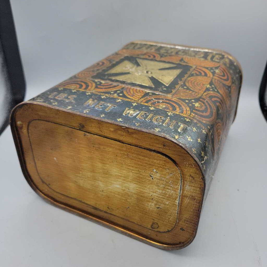 Silver Cross Tea Tin (JEF)