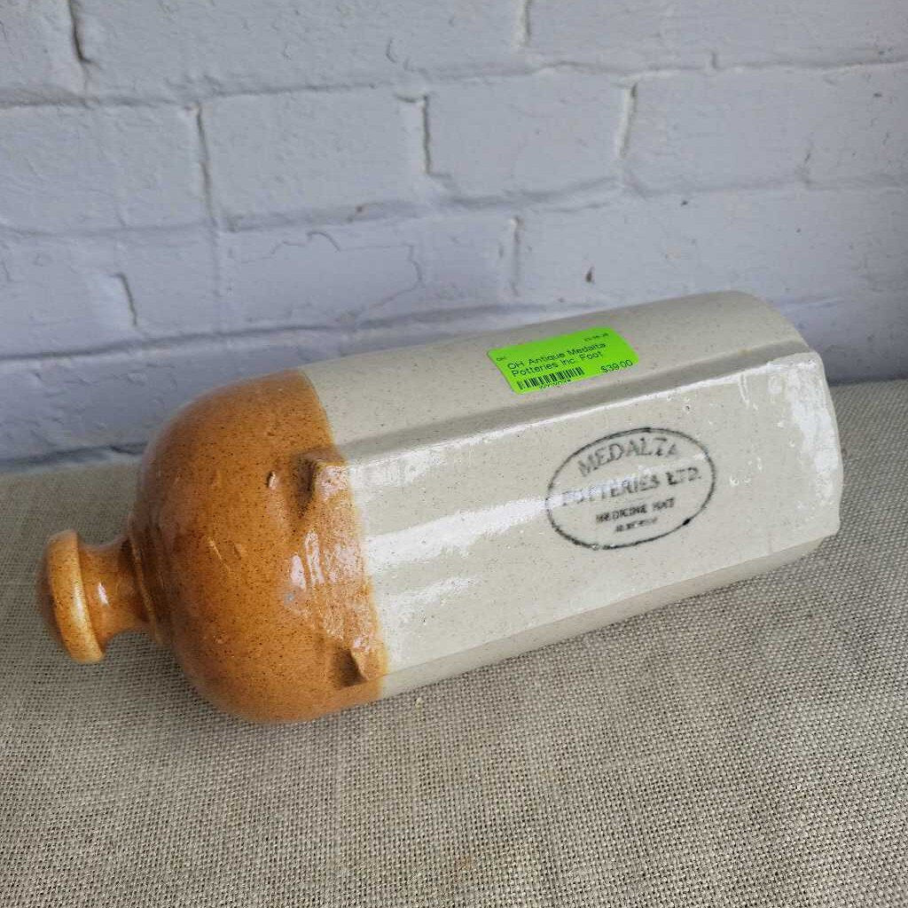 Antique Medalta Potteries Inc. Foot Warmer