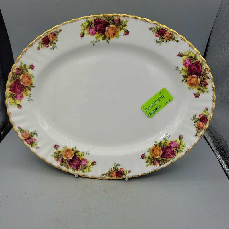 R.A. Old Country Rose Platter (YVO) (307)