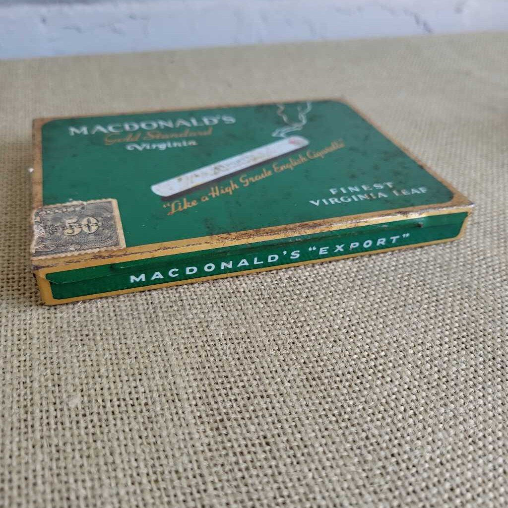 Macdonald's Tobacco Flat 50 tin (DR)