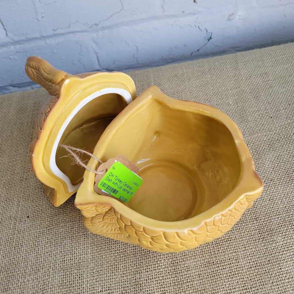 Turkey Ceramic Dish with Lid (OH)