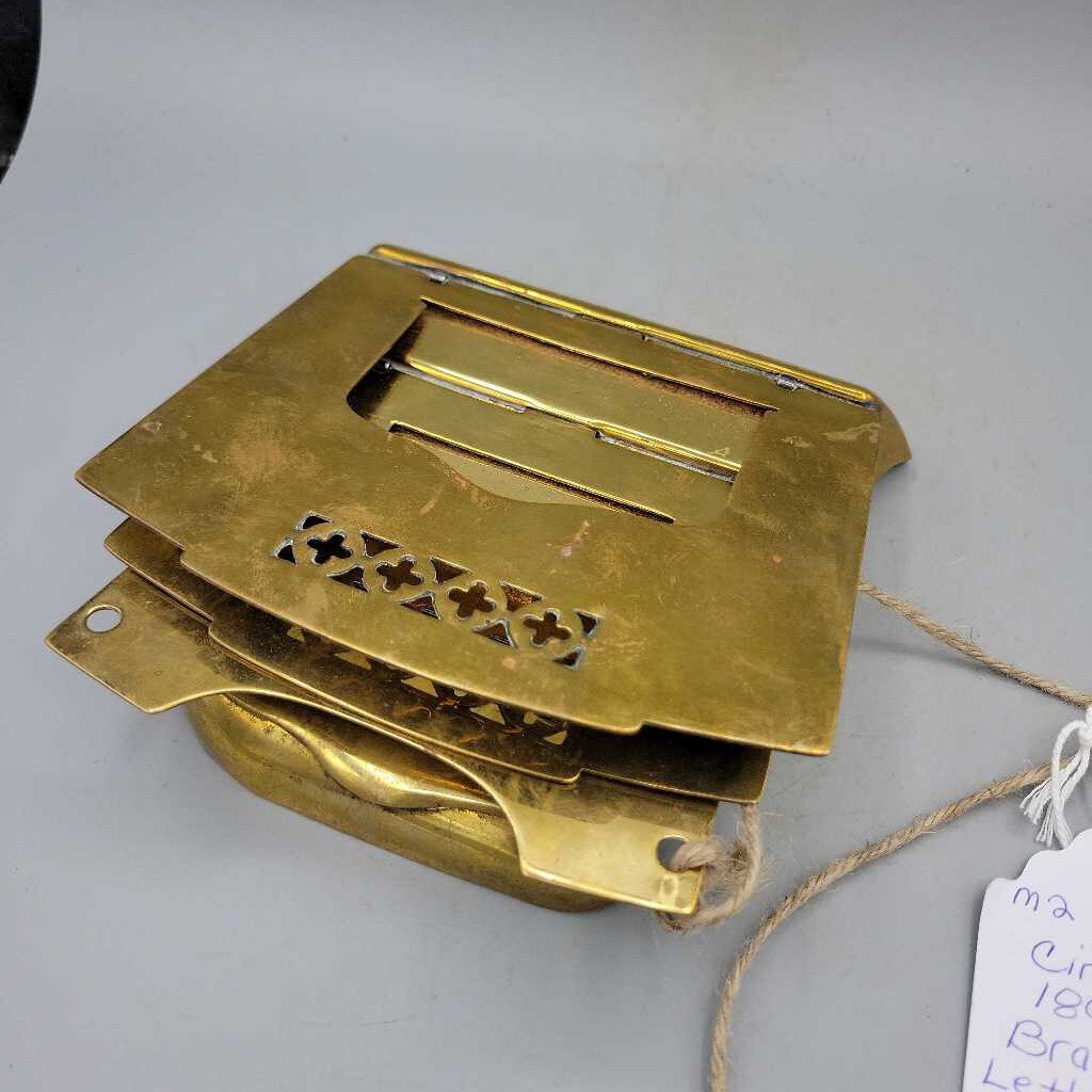 Brass Letter and Stamp Holder 1890's (M2) 1000