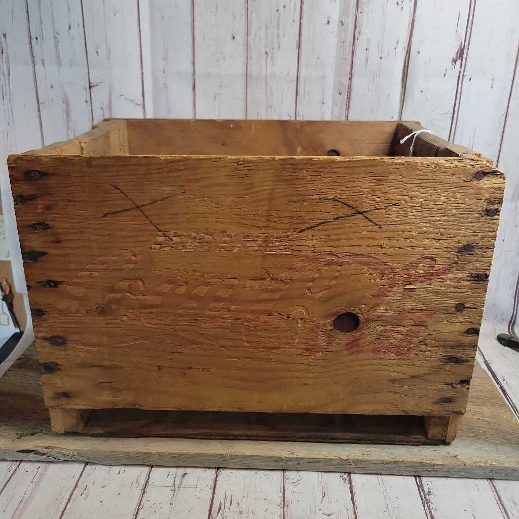 Coca cola coke 1969 wooden crate (JAS)