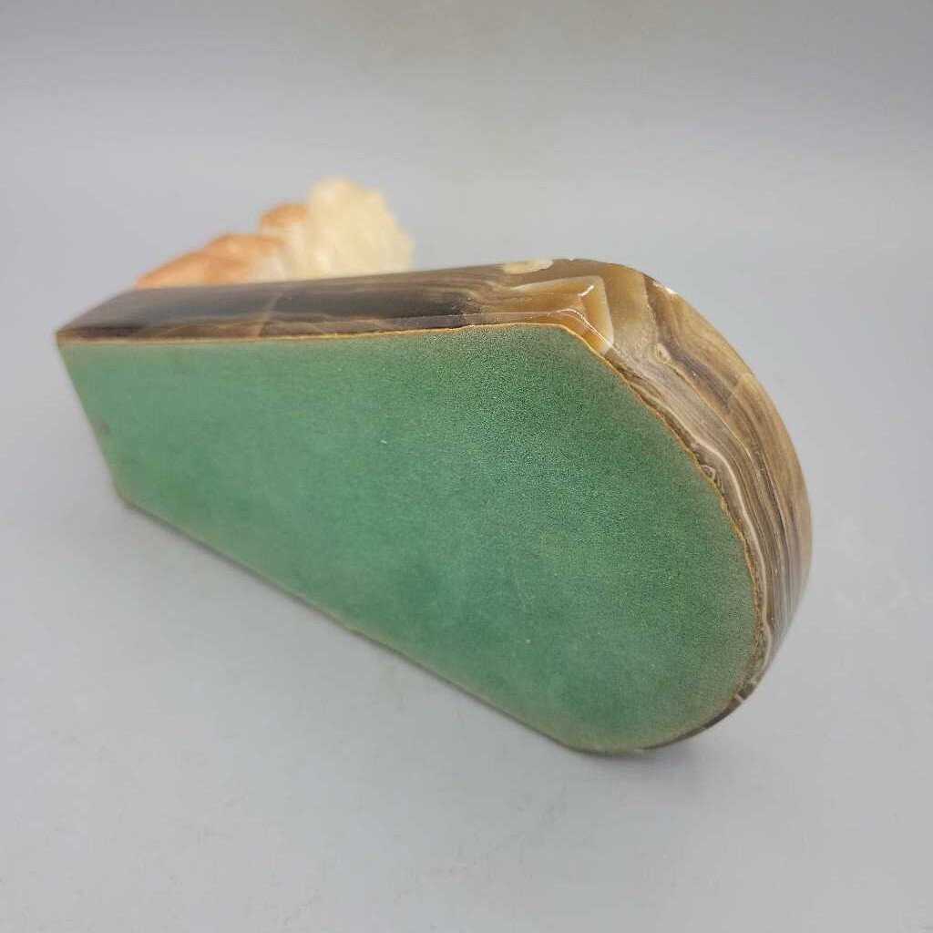 Vintage carved Alabaster Ashtray (RHA)