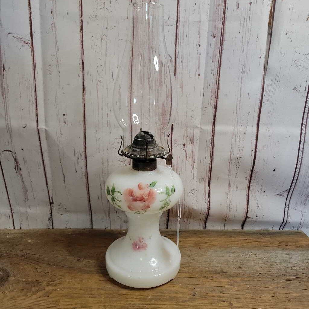 Antique Milk Glass Lamp (RHA)