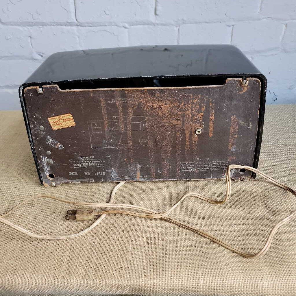 Vintage Crosley Radio Working (BS)