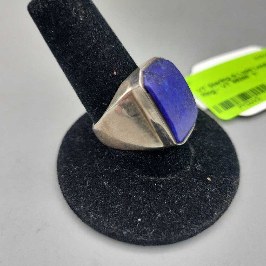 Sterling & Lapis Lazuli Ring - VT #8266