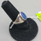 Sterling Lapis Lazuli Signet Style Ring - VT #8267