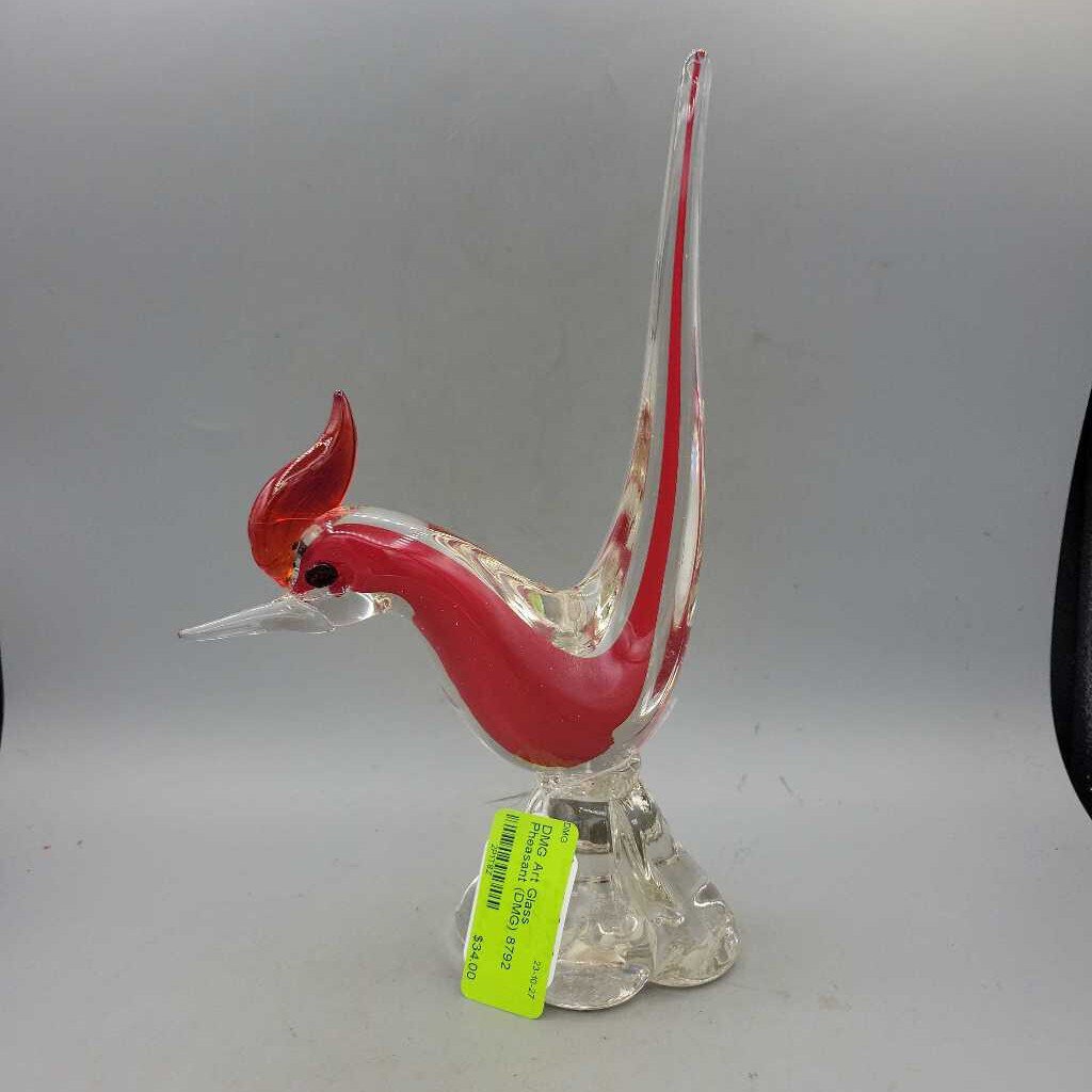 Art Glass Pheasant (DMG) 8792