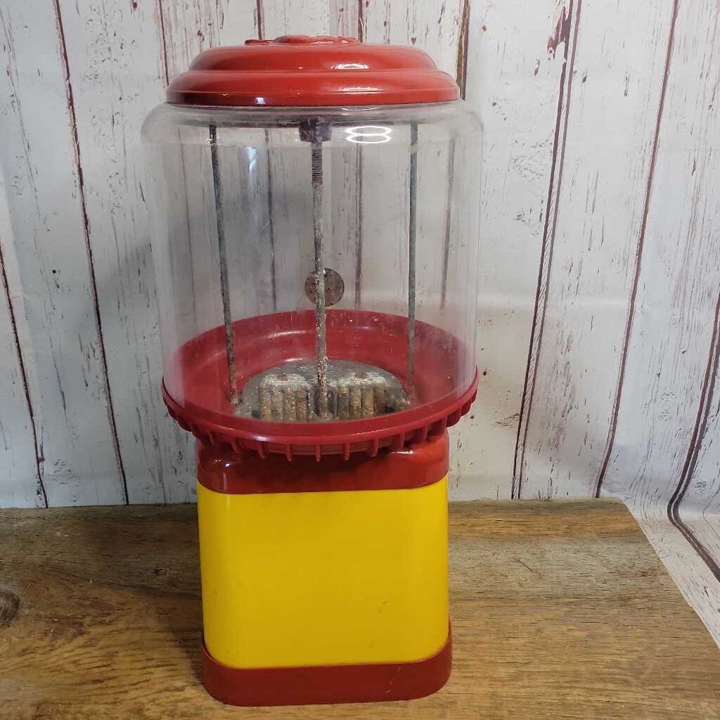 Beaver plastic Gumball Candy Machine No Key (JFH)