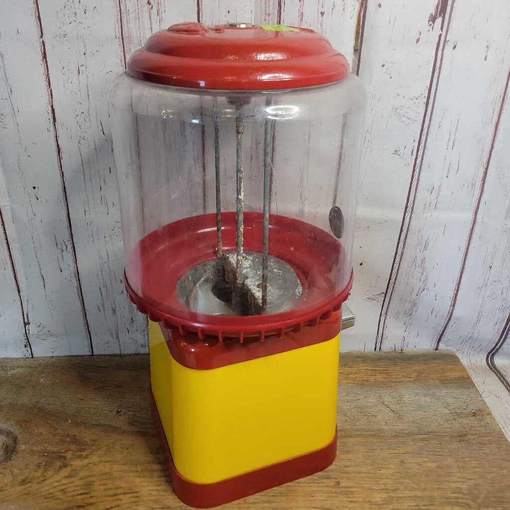 Beaver plastic Gumball Candy Machine No Key (JFH)