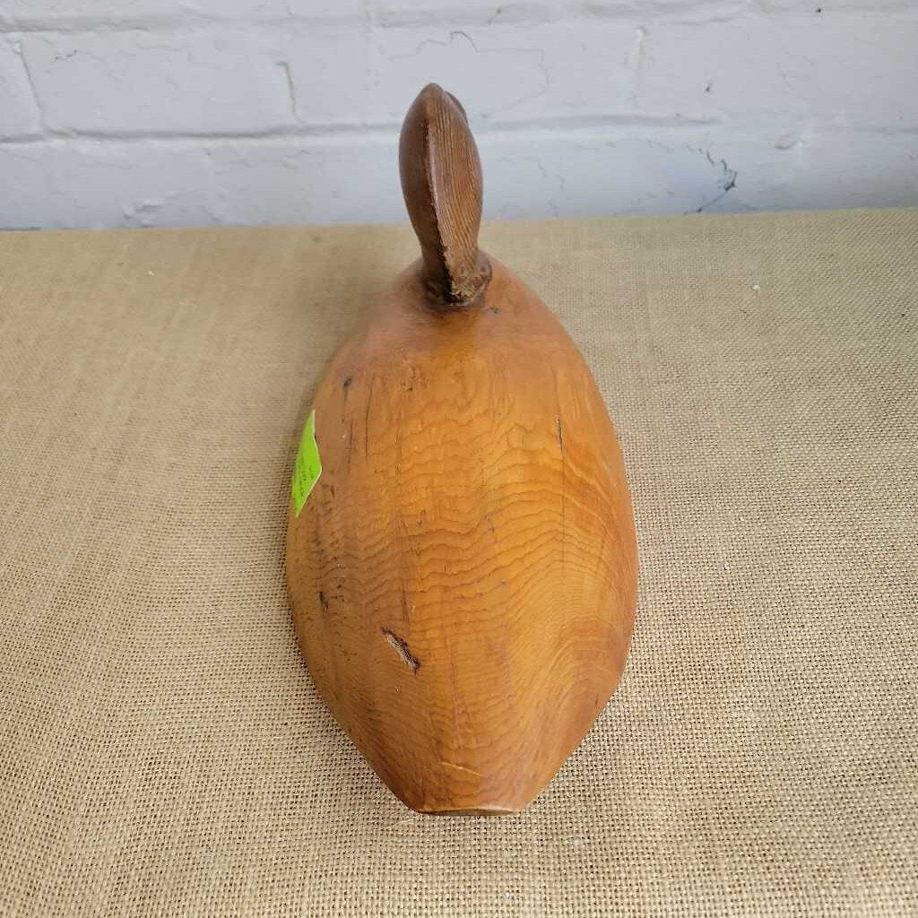 Wooden Duck Decoy (#1413)