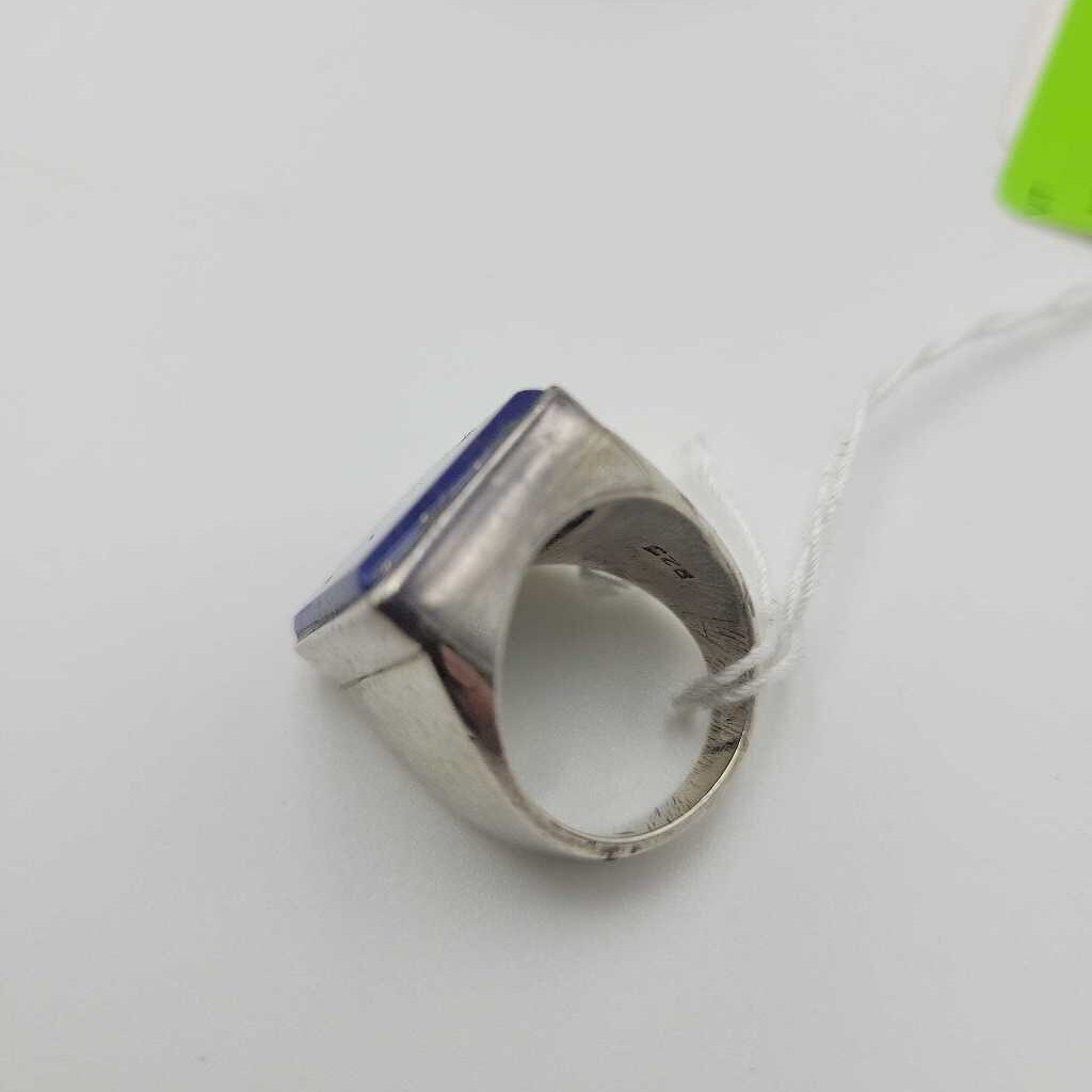 Sterling & Lapis Lazuli Ring - VT #8360 (VT)