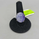 Sterling & Lavender Jade (dyed) Ring - VT