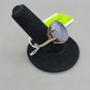 Sterling & Lavender Jade (dyed) Ring - VT