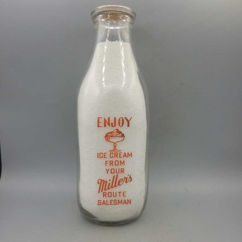 Miller Milk Bottle Quart (jEF)