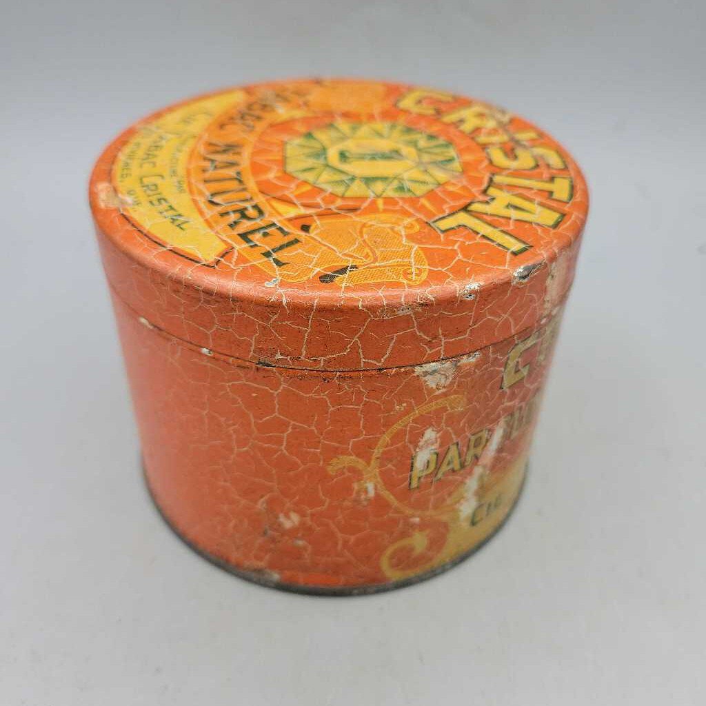 Cristal Tobacco Tin Trois River Quebec (Jef)