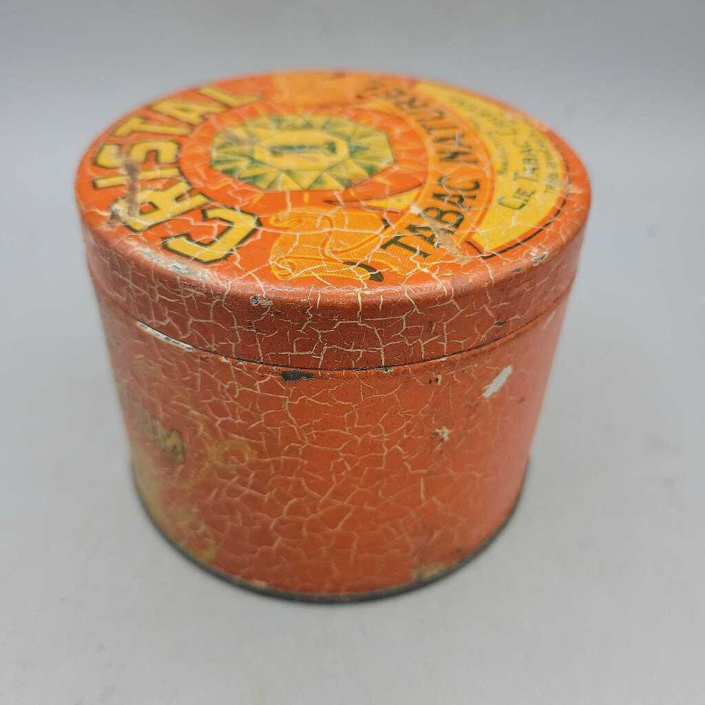 Cristal Tobacco Tin Trois River Quebec (Jef)