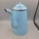 135 Blue Enamel Coffee Pot (SS)