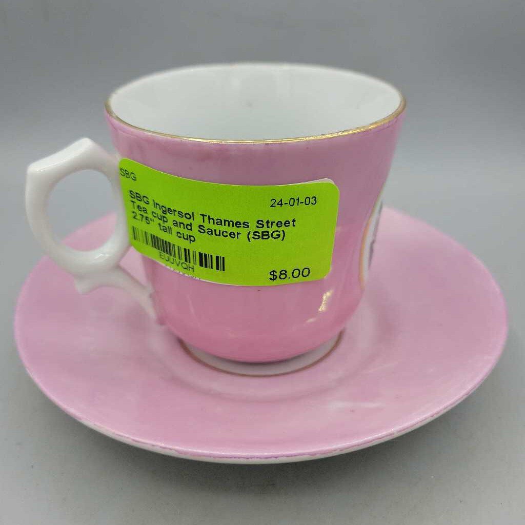 Ingersol Thames Street Tea cup and Saucer (SBG)