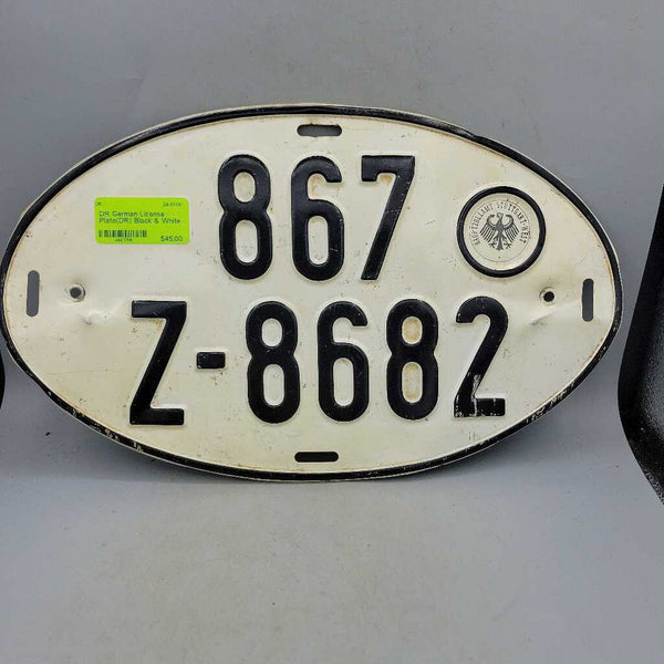 German License Plate(DR)