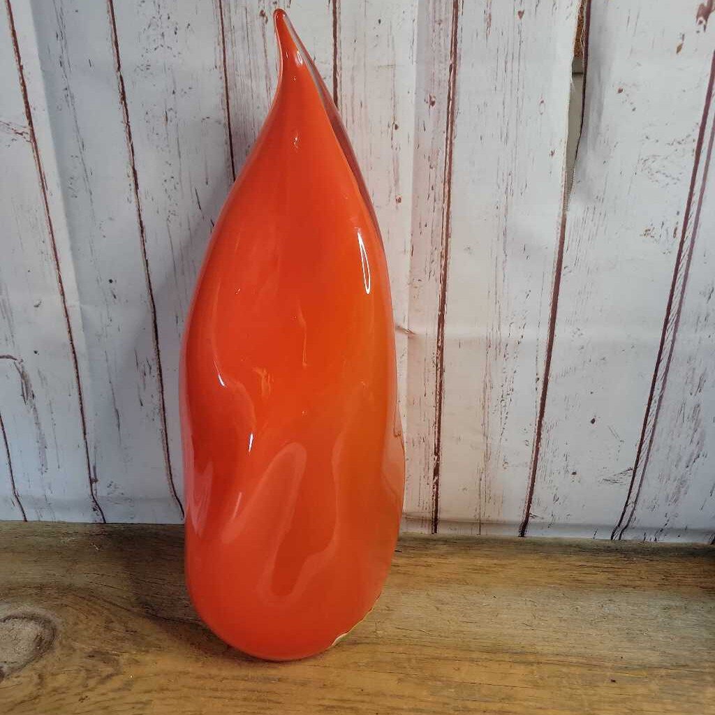 Hand blown glass chili pepper (TML)