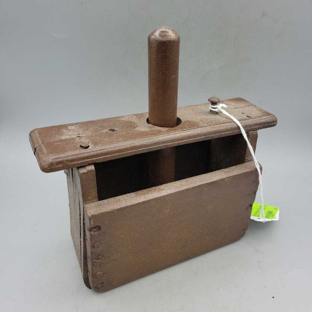 Antique Wooden Butter Press (SC) 1031