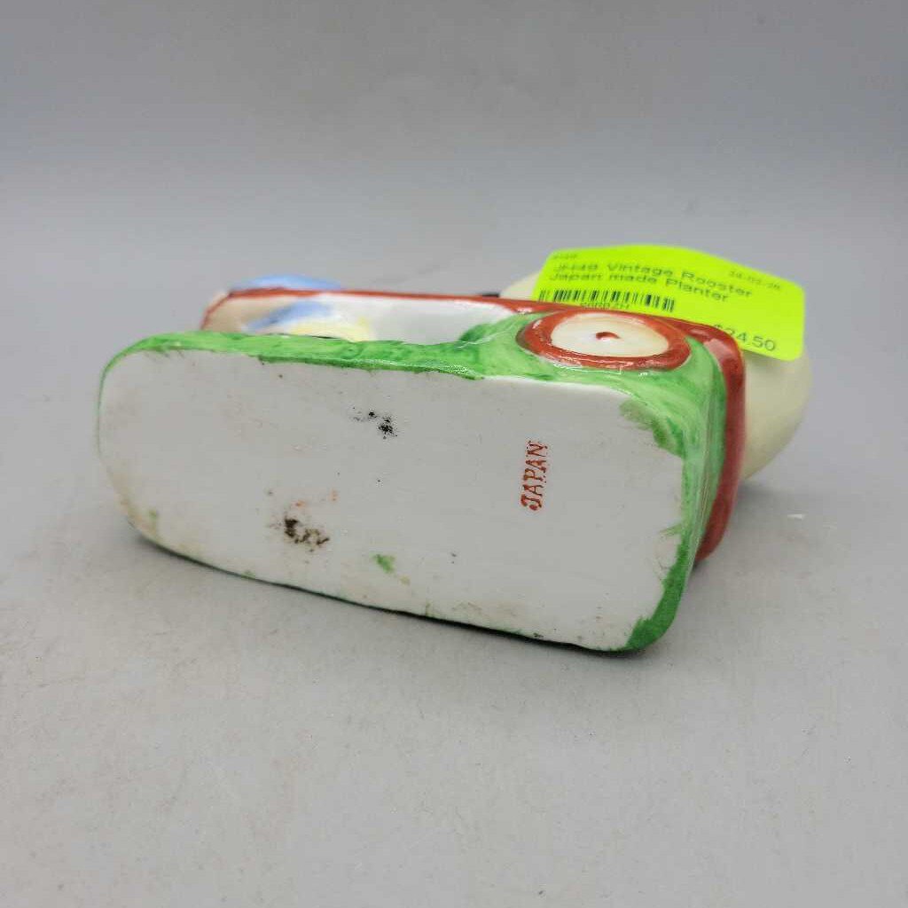 Vintage Rooster Japan made Planter (JH49)