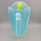 Beauty swirl 1889 glass pitcher green blue