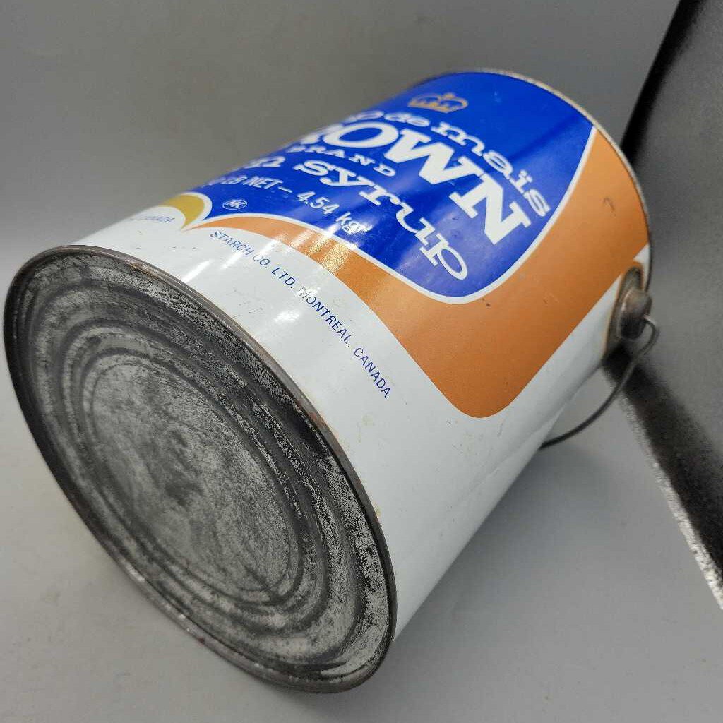 Crown Brand 10 lb Syrup Tin Pail (JAS)