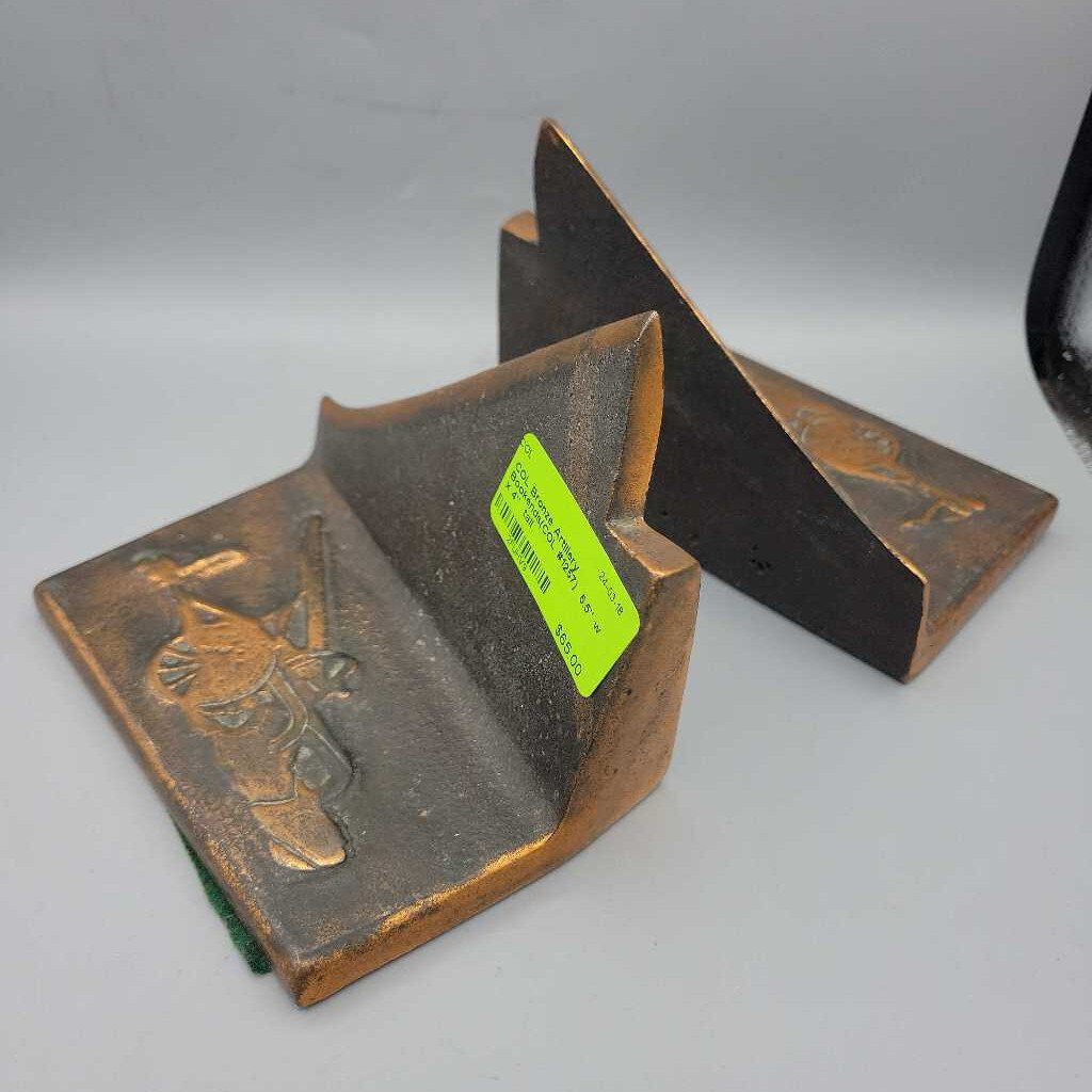 Bronze Artillery Bookends(COL #1257)