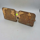 Pair of Vintage Composited Clipper Ship Book Ends (Sal)