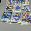 9 Blue Jay's Baseball player's Autographed Cards (JAS)