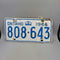 1966 Ontario License plates Pair (JAS)