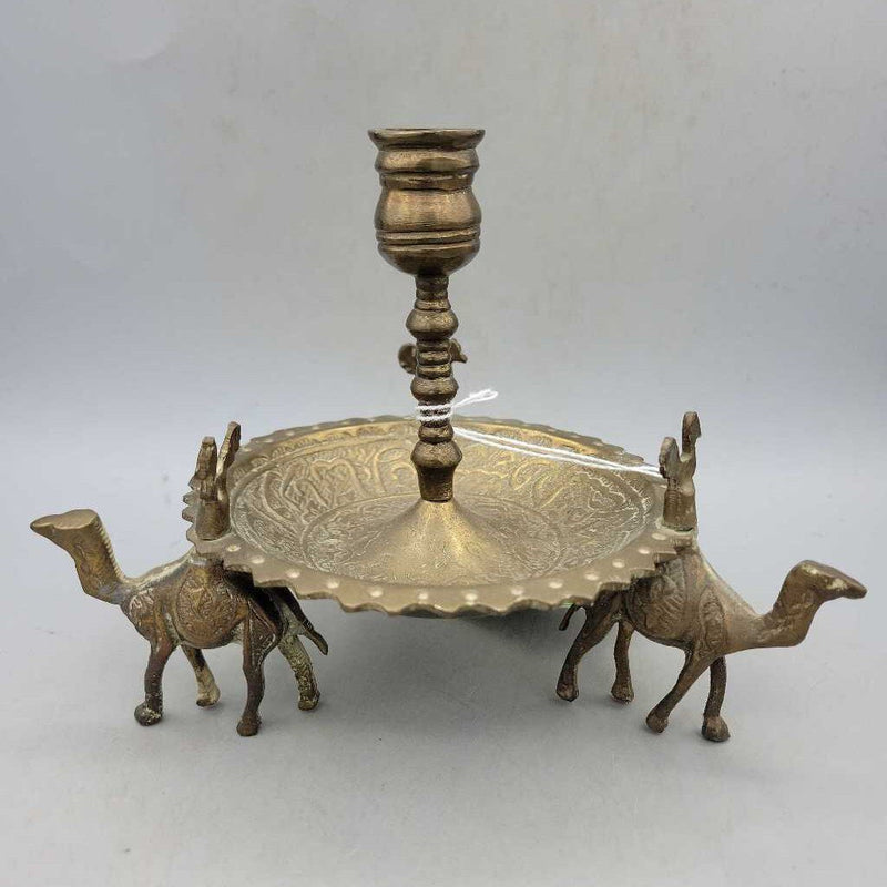 Brass Candle Holder Camel (JAS)