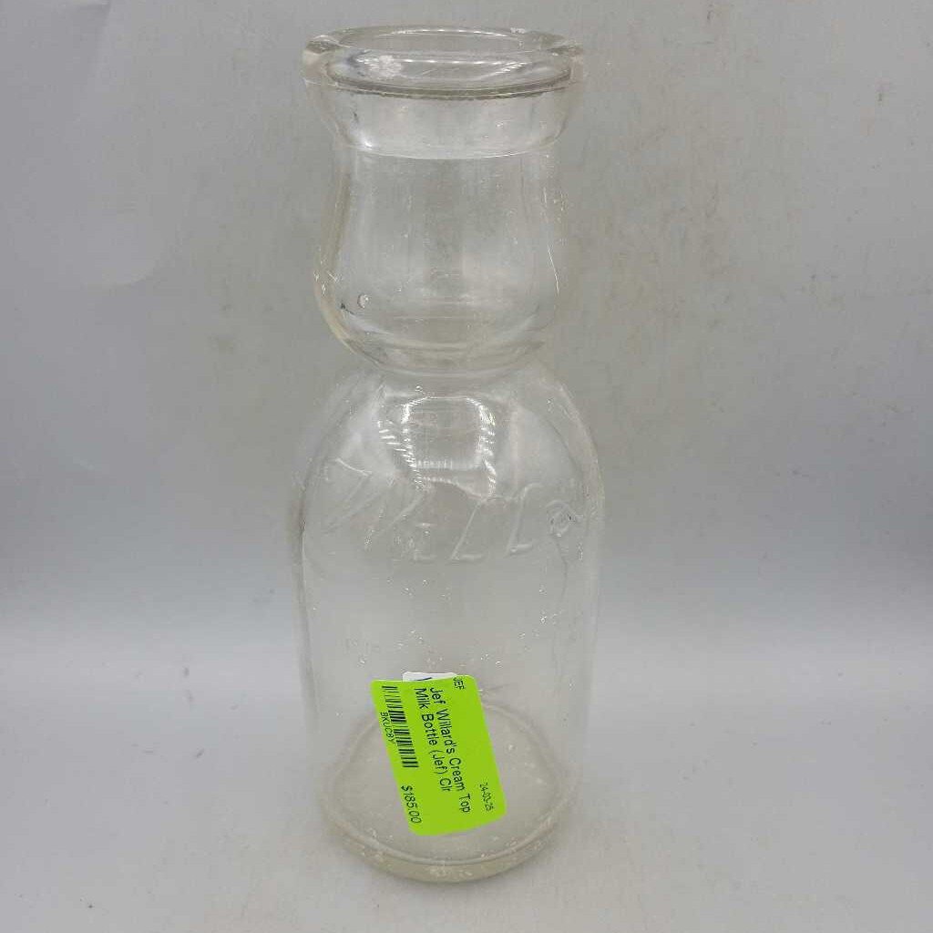 Willard's Cream Top Milk Bottle (Jef)