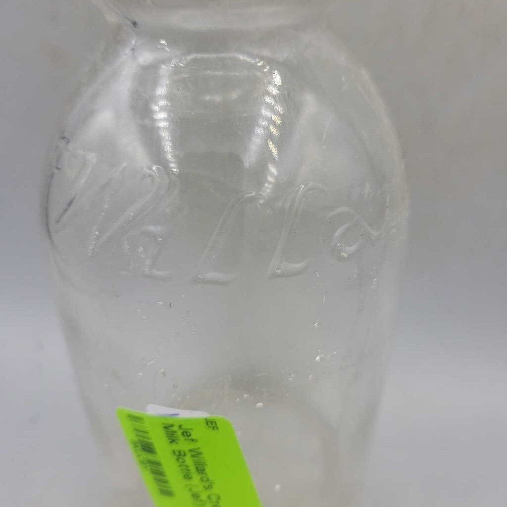 Willard's Cream Top Milk Bottle (Jef)