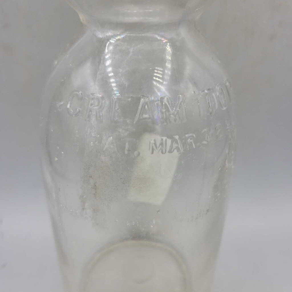 Willard's Cream Top Milk Bottle (Jef)