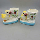 Pair Of Vintage Chick Egg Cups (DEB)
