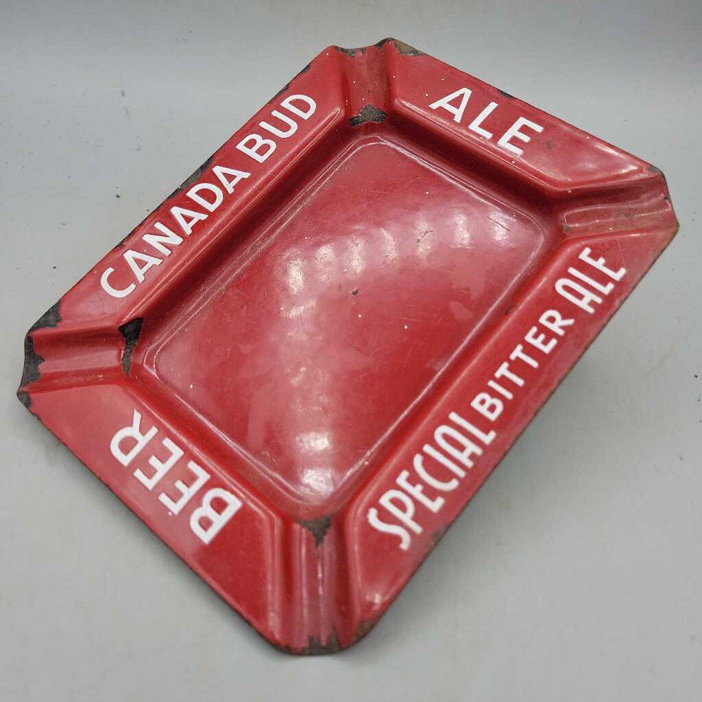 Canada Bud Beer Ale Enamel Ashtray (US2)