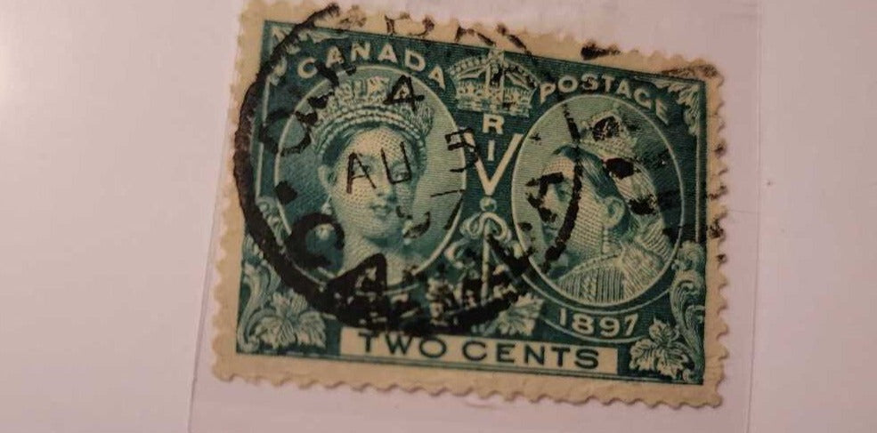 1897 Diamond Jubilee .02 cent Canadian Stamp (Jef)