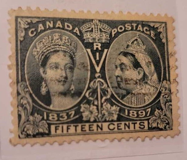 1897 Diamond Jubilee .15 cent Canadian Stamp (Jef)