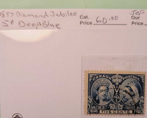 1897 Diamond Jubilee .05 cent Canadian Stamp (Jef)