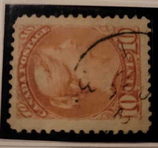 Queen Victoria 1897 Ten Cent Canadian Stamp (Jef) Scott 45