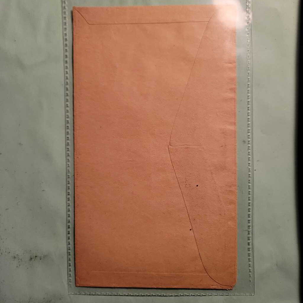 Antique Advertising John Bruce Hamilton Envelope Stamp and Cancelation (Jef)