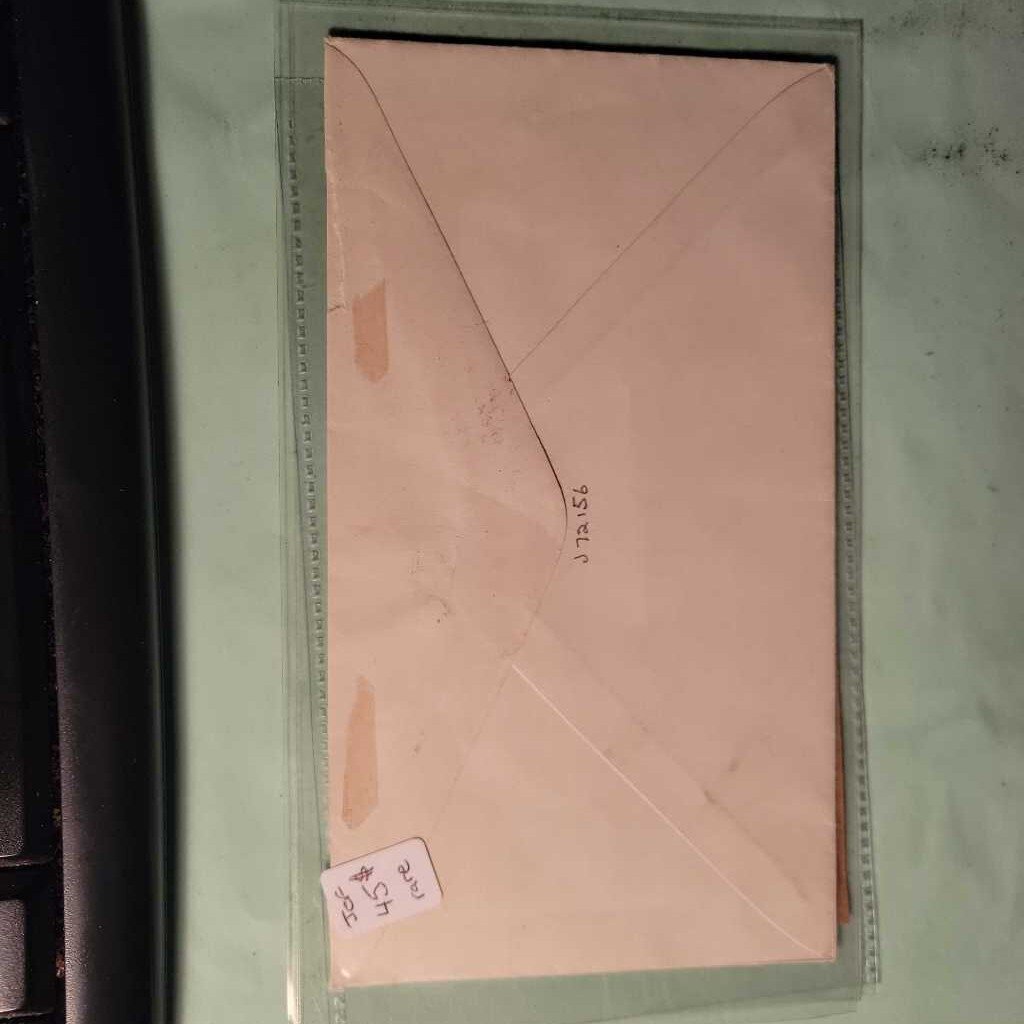 Antique Advertising Hamilton Chewing Gum Ltd Envelope Stamp and Cancelation (Jef)