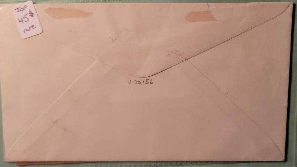 Antique Advertising Hamilton Chewing Gum Ltd Envelope Stamp and Cancelation (Jef)