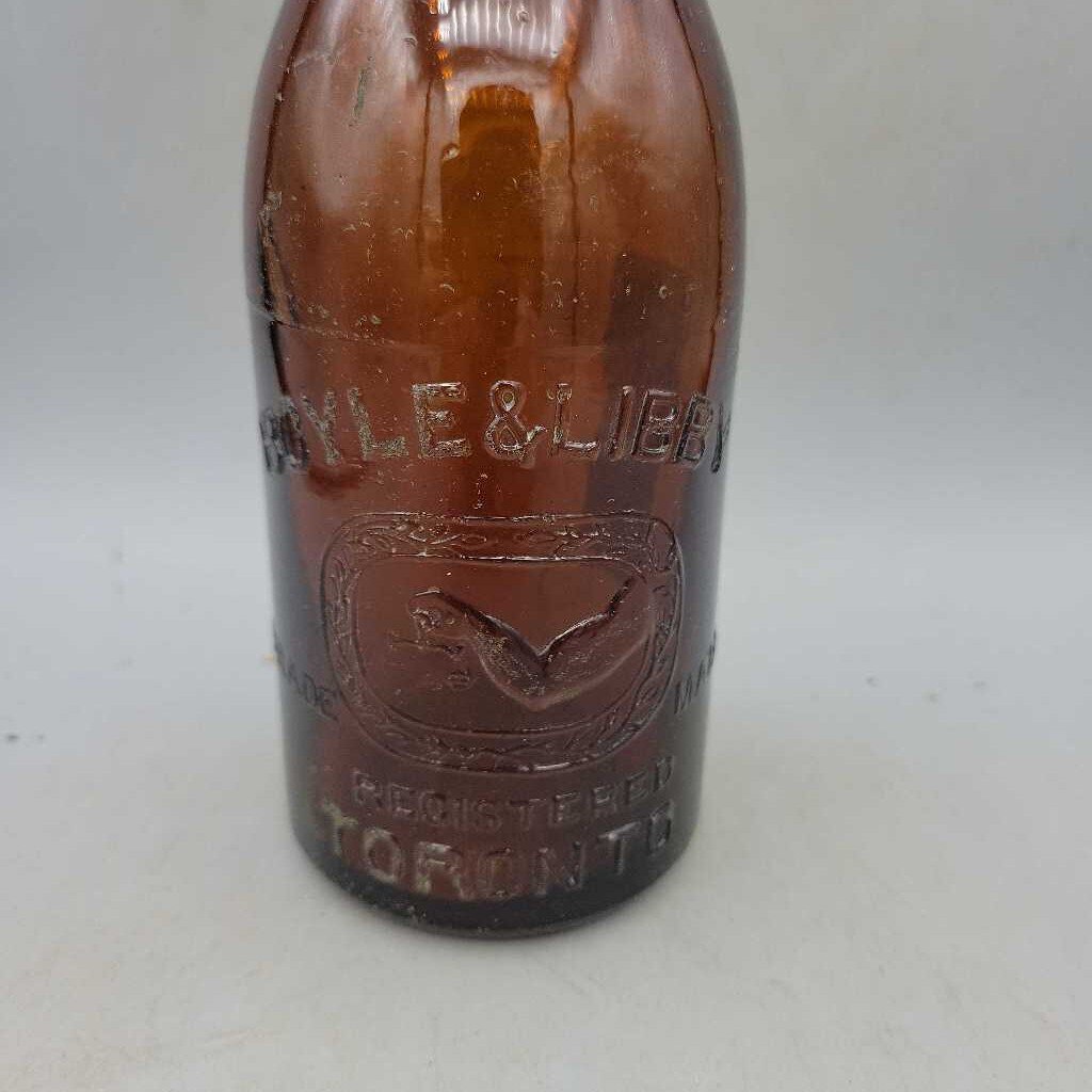 Boyle & Libby Toronto Amber bottle (Jef)